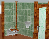 bathroom stall/loo