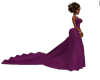 Purple wedding dress Bmx