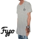 -Fypo- Gray Long T-Shirt