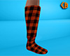 Orange Sock Plaid Tall M
