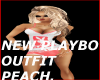 NEW PLAYBOY OUTFIT PEACH