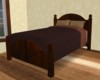 Wood bed with poses