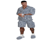 Blue/White PJ's