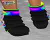 !TP Teddy Boots Rainbow 