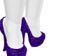 shiny purple heels