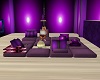 purple floor sofa