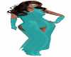 Leather punch set aqua
