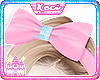kid bow pink blue