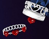 Silver&Red Bracelets