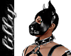 Puppy latex zip mask