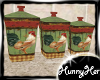 Rustic Rooster Canisters