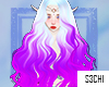 Purple alien rapunzel