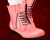 (KUK)pink boots cute