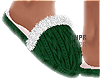 ⚘ Green Xmas Slippers