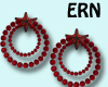 Mermaid Red Earrings2
