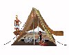 Tent with Poses