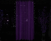 Purple lighted curtains
