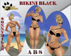 [SM] BIKINI BLACK ABS