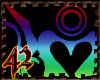 42~Rainbow Heart Boots