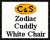 Zodiac Cuddly WhiteChair