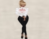 Blk Leggin/White Xmas