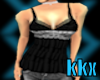 *KKX* Black Bra LaceTop