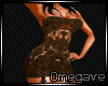 [OM]XVE LACE DRESS BROWN