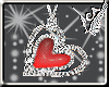 Double Diamond Red Heart