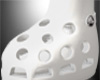 𝔁 . Crocky boots WHT