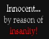 innocent by insanity