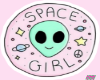 Space Girl Poster