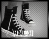 Hz-Black High Sneakers