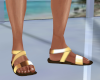 Gold Roman Sandals