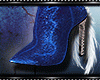 Blue Bling Boots