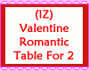 VDay Romantic Table For2