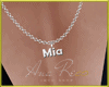 A Necklace "MIA" M