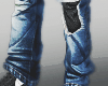 Riped Jeans Blue