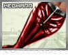 M. Red Leather Pants