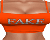 Orange Fake Top