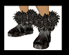 black fur boot/wrap