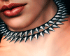 Silver Choker Spikes