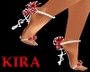 *k*Red Pumps (silv toes)