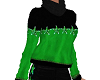 TF* Green Star Sweater
