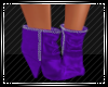 Purple Chain Boots