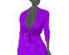 .M. Silk Robe - Purple