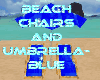 (BX)BeachChairsUmbrelaBl