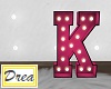 -K- Letter- (Pink/B)