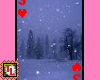 snowy night card