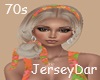 70s Blonde OrangeScarf