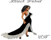 (EN) Black Velvet Dress